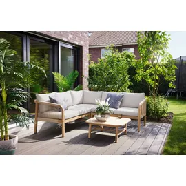 Primaster Gartenmöbel-Set Leros Holz