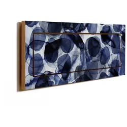 Ambivalenz Fläpps 80x27-1 Regal Bubbles Indigo by Pattern Studio