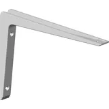 Alukonsole Bea/Regalträger / 5 Größen / 2 Farben / 2 Stück/weißaluminium / 200 x 300 mm