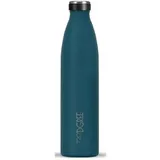 720°DGREE Thermosflasche “milkyBottle” Edelstahl, Isolierflasche, Smaragd Green / türkis, 1 l