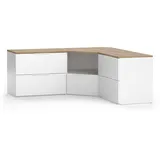 Vicco Wohnwand Wido, Weiß/sonoma, 3 Teile, Vicco