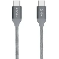 Nevox 1653 USB Kabel 1 m 2.0 USB C Grau Silber