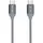 Nevox 1653 USB Kabel 1 m 2.0 USB C Grau Silber