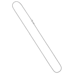 Kette ohne Anhänger JOBO "Doppel-Ankerkette", grau (platin 950), Halsketten, Damen, Platin 950, L: 45cm, 950 Platin 0,9 mm 45 cm