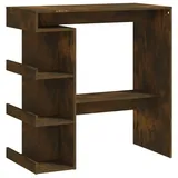 vidaXL Bartisch mit Regal 100 x 50 x 101,5 cm Räuchereiche