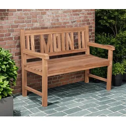 deVries Gartenbank »Moin« - 120x60x89cm - naturfarben - Holz