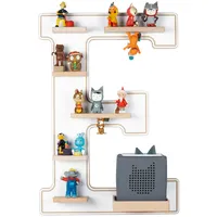 BOARTI Kinderregal Buchstabe E Holz weiß