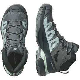 Salomon X Ultra 360 Mid GTX Damen Turbulence/Carbon/Tourmaline 36 2/3