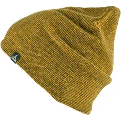 Wintermütze Sensei Fein Strickmütze Unisex Beanie Mütze Wollmütze Merino Wolle grün|orange No Size