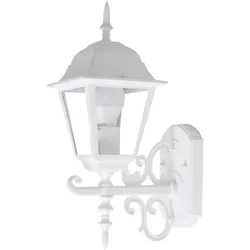 Außen Wand Laterne Fernbedienung Fassaden ALU Lampe dimmbar im Set inkl. RGB LED Leuchtmittel