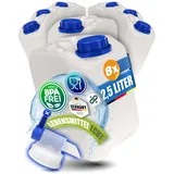 Kosmetex 8X Kanister 2.5L mit Hahn, Geruchsneutral, Wasserkanister 2.5 Liter für Wasser & Lebensmittel, BPA frei, für Outdoor, Camping, Haushalt & Gewerbe | Made in Germany