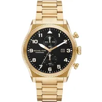 Michael Kors Chronograph Edelstahl gold Herren