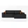 mebloland Ecksofa TOR mit Schlaffunktion. Farbe: Black. - Schwarz