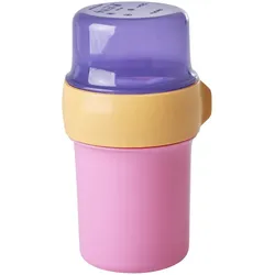 RICE Lebensmittel Aufbewahrungsboxen für Unterwegs, 17 cm, Ø 9 cm, pink