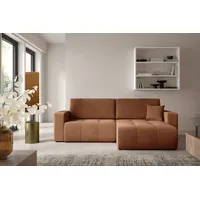 Fun Möbel Ecksofa Sofa mit Schlaffunktion AUGUSTO in Stoff