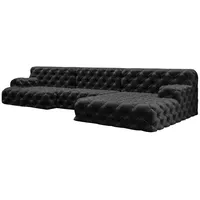 JVmoebel Ecksofa, Made in Europa schwarz