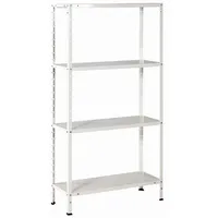 IRONSIDE Regal Promo Schraubregal weiß 150x75x30cm Regal Kellerregal Lagerregal Werks weiß