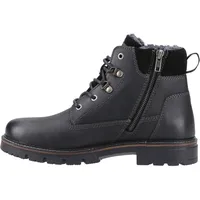 Hush Puppies Herren Pier Shearling Lace Boot, Schwarz, 7 UK - 41 EU