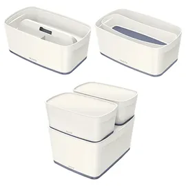Leitz MyBox Aufbewahrungsbox 31,8 x 19,1 x 12,8 cm 1-tlg. weiß/grau