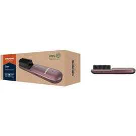Grundig Snapstyle kabellose Glättbürste violett
