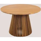 Sklum - Runder Gartentisch Ø120 cm aus Mura-Akazienholz Akazie Braun