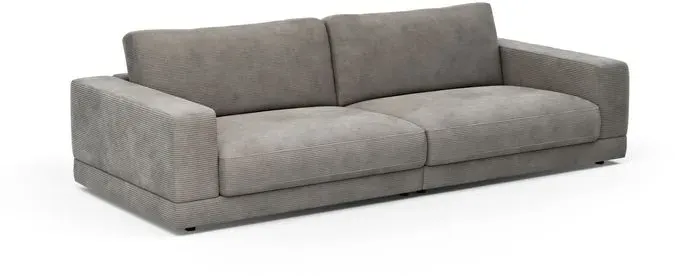 RAUM.FREUNDE Sofa Juni Cord Dark Grey