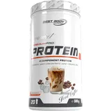 Best Body Nutrition Gourmet Premium Pro Protein, Iced Coffee Dose, 4 Komponenten Protein Shake: Caseinat, Whey Konzentrat, Whey Isolat, Eiprotein, 500 g Dose