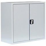 ClassiX Stahlschrank X-530300 lichtgrau 80,0 x 38,0 x 75,0 cm, aufgebaut