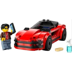 0 LEGO® City Fahrzeuge - Roter Sportwagen