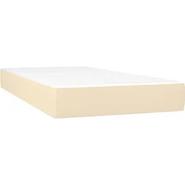 vidaXL Boxspringbett 90 x 200 cm Creme