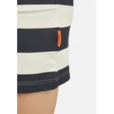 salzhaut Miniröck Damen Gestreift Blau/Weiß 3XL