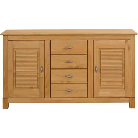 Home Affaire Sideboard »Rauna«, Kommode, B/T/H: 150/37/84 cm beige