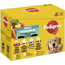 PEDIGREE Vitality+ Nassfutter für Hunde 12 x 85 g