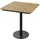 vente-unique Gartentisch 70 x 70 x 75 cm Schwarz