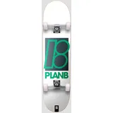 Plan B Team Polo White 8.25"X31.85" Skateboard uni Gr. Uni