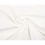 Sweatshirtstoff mit Teddystoff Optik (Ecru) als Meterware zum Nähen von Erwachsenen, Kinder und Baby Kleidung, 50 cm