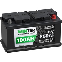 WINTER Premium Autobatterie 12V 100Ah 850A/EN statt 88Ah 90Ah 95Ah