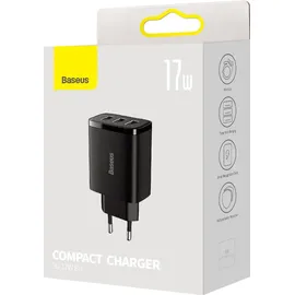 Baseus Compact Charger 3U 17W Schwarz