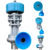 ZHOZHUT 1000W Wasserkraftgenerator 220V Hydroelektrischer Generator Mit Vorschaltgerät Und 75-mm-PVC-Einlassfitting, Wasserkraft Wasser Generator Für Den Außeneinsatz, Beleuchtung, Aufladen,1kw,220V