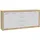 Forte Baccio 198 x 92 x 41 cm Artisan Eiche Dekor / Weiß matt