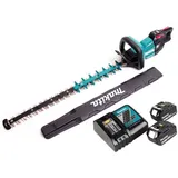 Makita DUH 751 RG Akku Heckenschere 18V 75 cm Brushless + 2x Akku 6,0Ah + Ladegerät