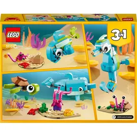 LEGO Creator 3 in 1 Delfin und Schildkröte 31128