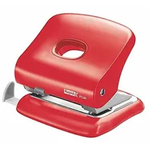 Rapid 5000360 FC30 Starker Bürolocher (Kunststoff/Metall, 30 Blatt) hellrot ,