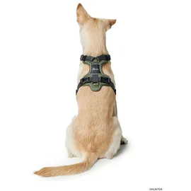 Hunter Divo Hundegeschirr Grün/Grau L-XL