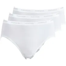 Pompadour Hüftslip 3 St. Weiss 38