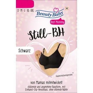 Beauty Baby Best Mommy Still BH Schwarz - schwarz - M