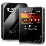 HIFI WALKER H2 Touch MP3 Player Bluetooth mit 2,4-Zoll-Touchscreen, DSD DAC HiFi Verlustfreier Sound, Tragbarer Audioplayer mit E-Book und Aufnahmefunktion, 64GB Speicherkarte, erweiterbar auf 512GB