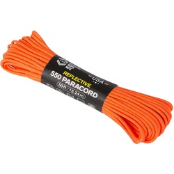 Atwood Rope MFG 550 Paracord Reflective neon orange