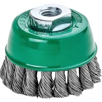 Lessmann GmbH Lessmann Topfbürste V4A M14 gezopft 65x0,5mm