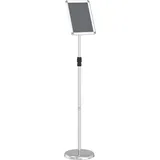 vidaXL Messestände Silber 25 x 25 x 125 cm Aluminium